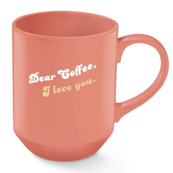 FRINGE STUDIO Dear Coffee I Love You Mug - NEW - Picture 1 of 2